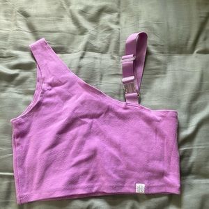 ZUMIEZ PURPLE CROP TOP